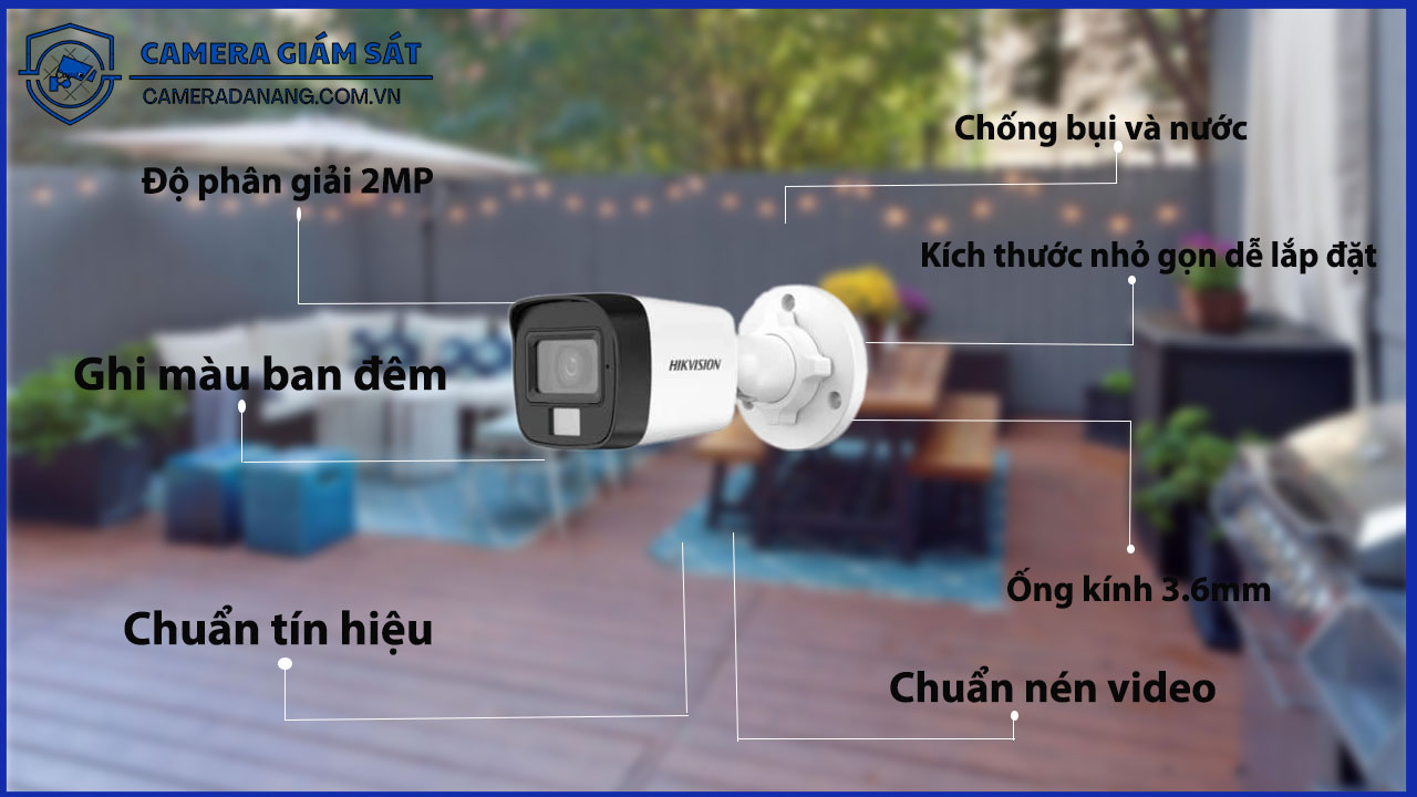 camera ngoài trời Hikvision 2