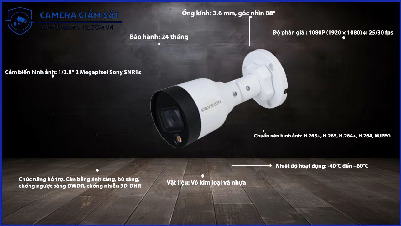 cấu hình camera ngoài trời