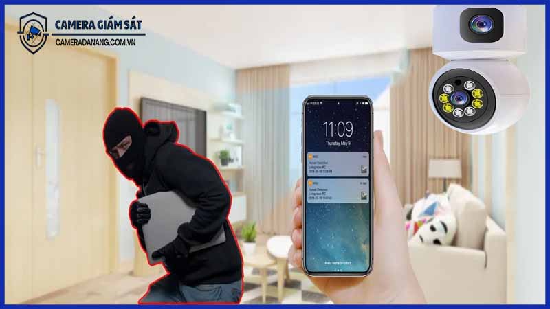 Camera Yoosee 5MP: Phát hiện mối nguy ngay lập tức và cảnh báo