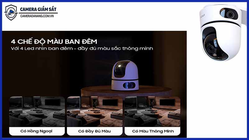 Tự động điều chỉnh độ sáng cho hình ảnh rõ nét bất kể môi trường ánh sáng với Camera IPC-S2XP-6M0WED
