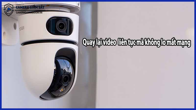 Khả năng quay lại video khi mất mạng nhờ vào thẻ nhớ tích hợp của Camera IPC-S2XP-6M0WED
