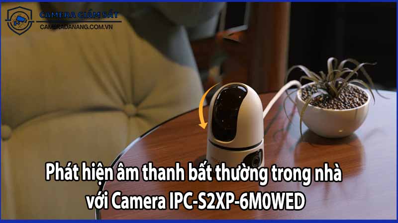 Phát hiện âm thanh bất thường trong nhà với Camera IPC-S2XP-6M0WED