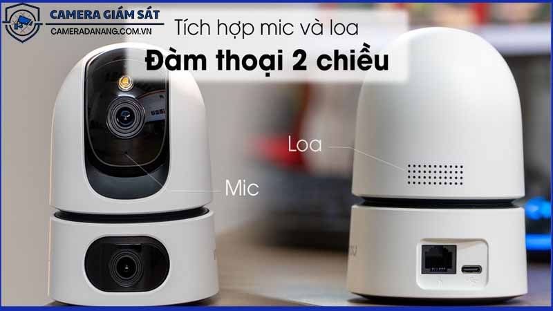 Điều khiển qua giọng nói với Google Assistant và Alexa trên Camera IPC-S2XP-6M0WED
