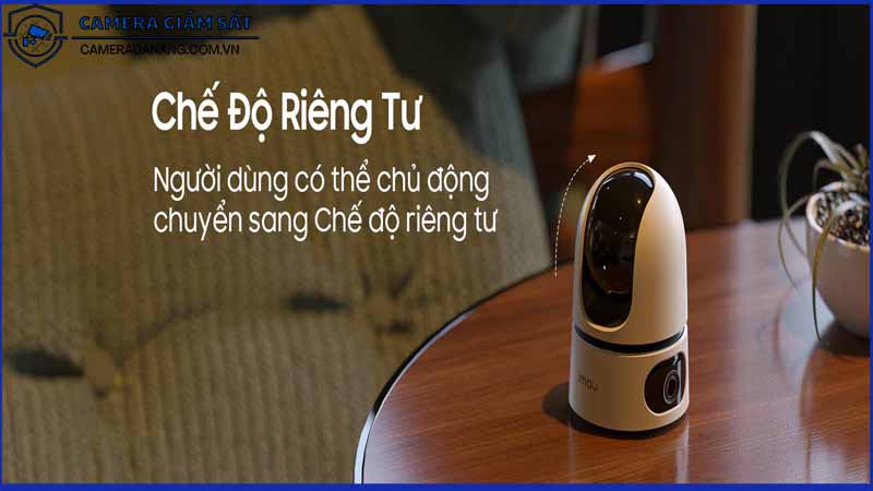 Chế độ riêng tư giúp tắt camera khi không sử dụng với Camera IPC-S2XP-6M0WED