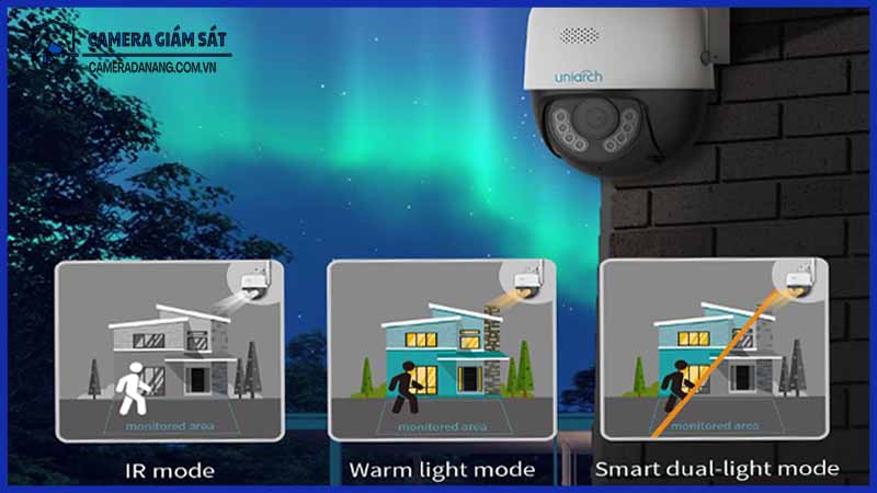 Camera IP WIFI PTZ 3MP UNIARCH UHO-P1A-M3F4D