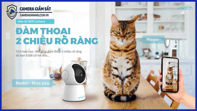 Camera IP WIFI thân 2MP UNIARCH UHO-S2E