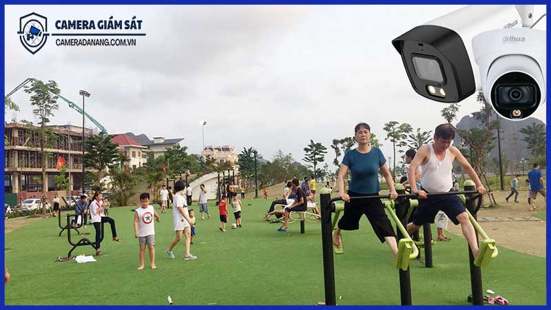Lắp đặt camera Dahua 5MP cho khu vực công cộng