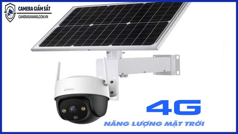 Cách hoạt động của camera Imou ngoài trời dùng năng lượng mặt trời
