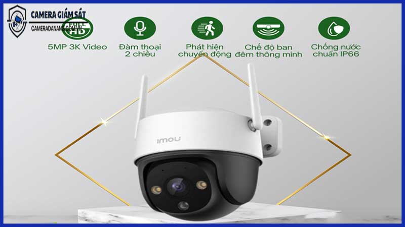 Camera Imou ngoài trời có chống nước không? Chuẩn IP bao nhiêu?