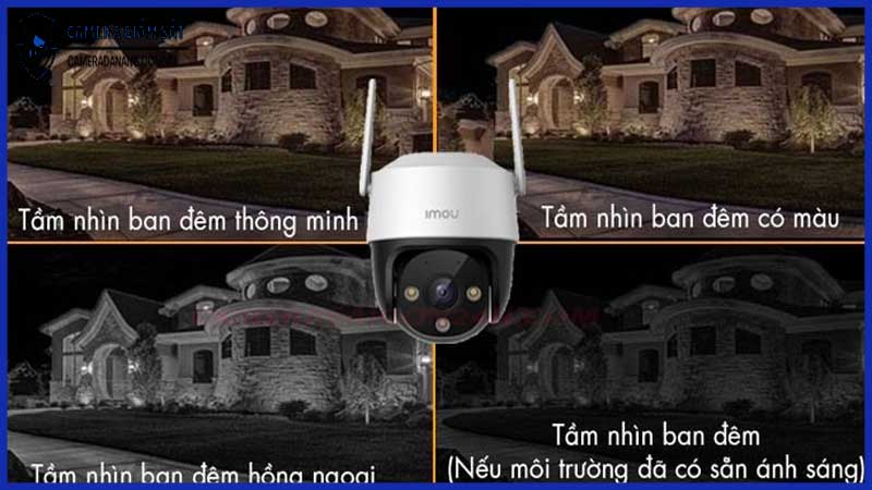 Tầm nhìn ban đêm của camera Imou 2MP có rõ nét không?