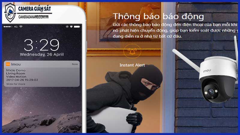 Camera Imou có hỗ trợ cảnh báo qua điện thoại không?