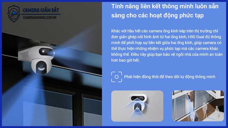 Tính năng phát hiện chuyển động của Camera Ezviz H90
