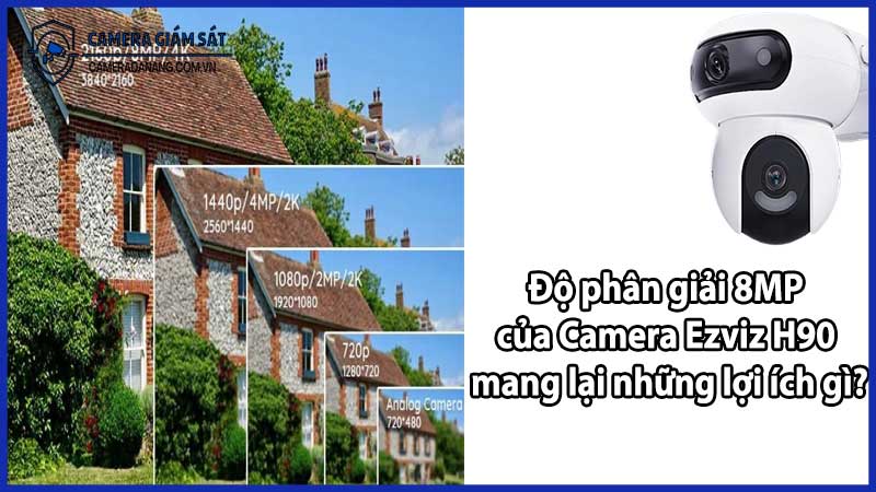 Độ phân giải 8MP của Camera Ezviz H90 mang lại những lợi ích gì?