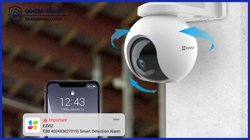 Camera không dây EZVIZ EB8: Giải pháp tiết kiệm cho gia đình không có điện