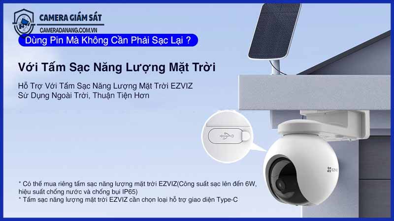 Lợi ích của việc lắp đặt camera EZVIZ EB8 cho các khu vực không có lưới điện