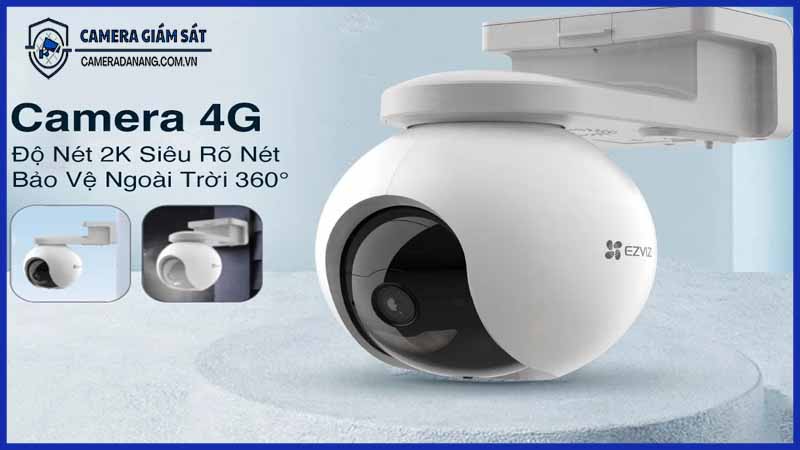 Lắp đặt camera EZVIZ EB8 cho các khu vực không có hạ tầng điện