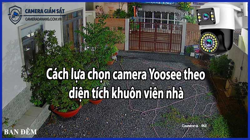 Cách lựa chọn camera Yoosee theo diện tích khuôn viên nhà