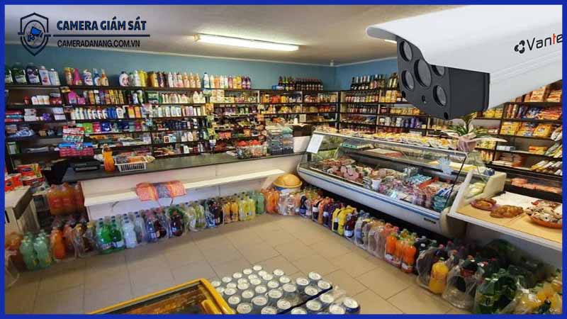 Lắp camera Vantech V2033 cho cửa hàng tạp hóa nhỏ