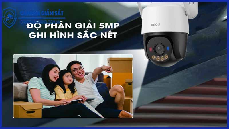 Camera Imou 5MP IPC-K7FP-5H0WE: Giám sát tiến độ công trình qua hệ thống camera