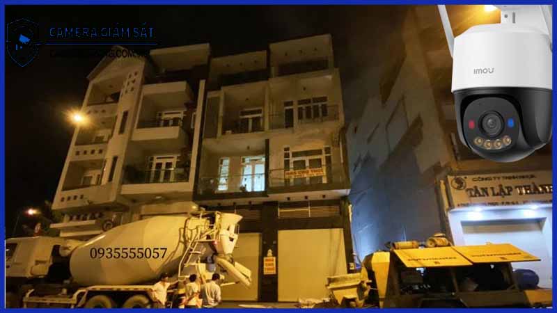 Camera Imou 5MP IPC-K7FP-5H0WE: Tầm nhìn ban đêm hồng ngoại giúp bảo vệ công trình vào ban đêm