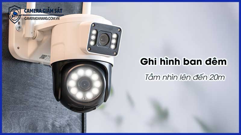 Tầm nhìn ban đêm của camera Yoosee 2 mắt ngoài trời có thực sự hiệu quả?