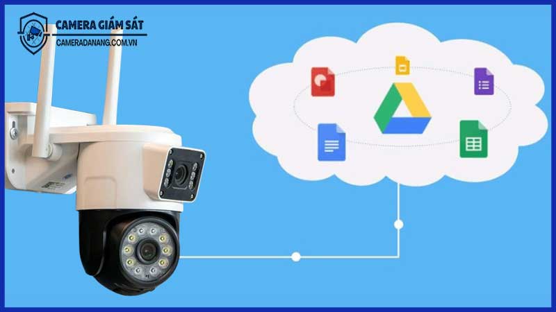 Camera Yoosee 2 mắt ngoài trời có lưu được trên đám mây không?