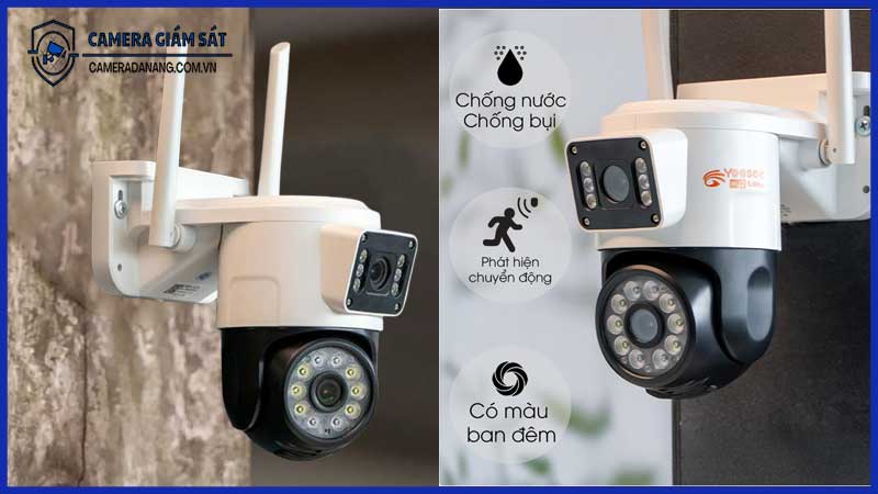 Camera Yoosee ngoài trời có quay được ban đêm có màu không?