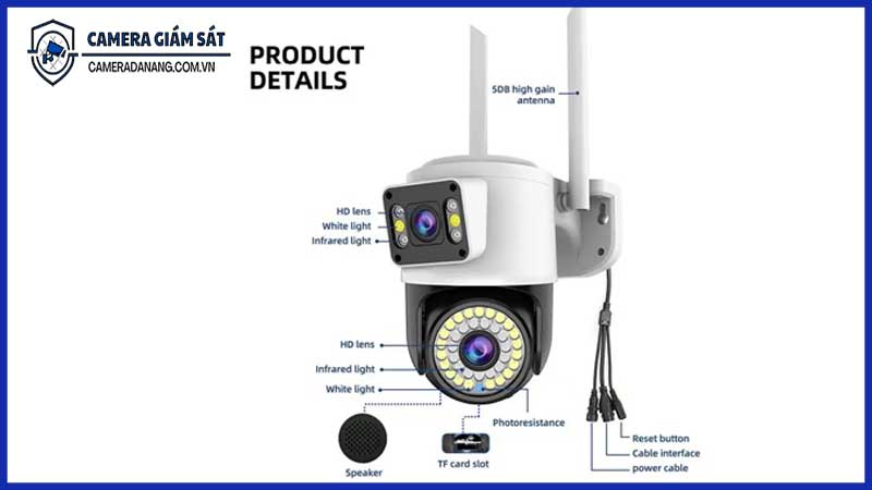 Camera Yoosee 2 mắt 5MP có gì khác với camera thông thường?