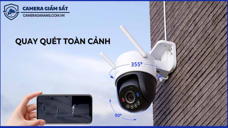 Tính năng phát hiện chuyển động của Camera Imou 5MP IPC-K7FP-5H0WE bảo vệ công trình