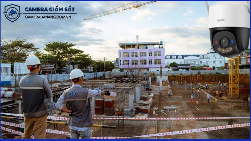 Giám sát an ninh công trình từ xa qua ứng dụng Imou với Camera 5MP IPC-K7FP-5H0WE