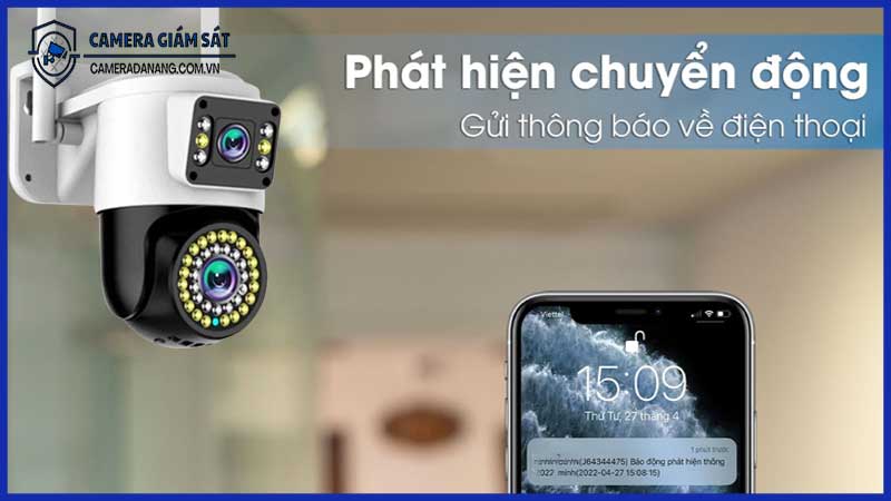 Camera Yoosee 2 mắt có nhận diện chuyển động chính xác không?
