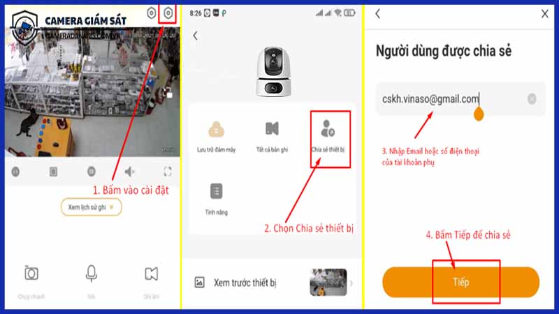 Chia sẻ video dễ dàng với người thân từ Camera IPC-S2XP-6M0WED