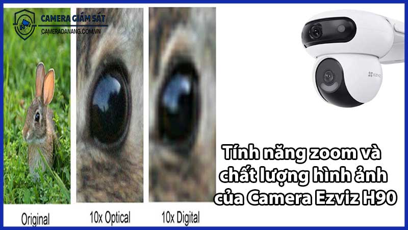 Tính năng zoom và chất lượng hình ảnh của Camera Ezviz H90