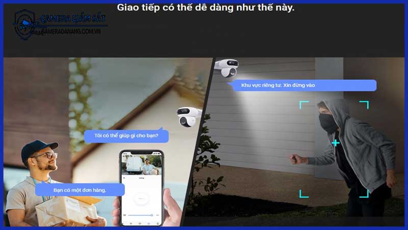 Chế độ xem video trực tiếp từ Camera Ezviz H90 qua điện thoại