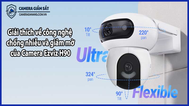 Giải thích về công nghệ chống nhiễu và giảm mờ của Camera Ezviz H90