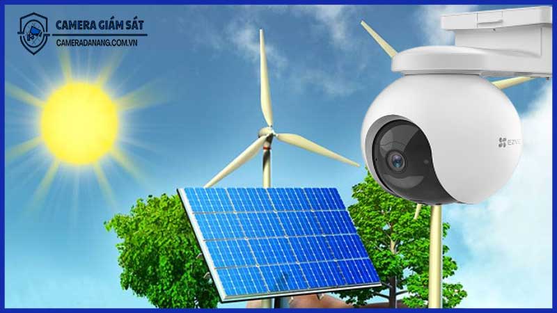Công nghệ pin năng lượng mặt trời giúp tiết kiệm chi phí điện năng cho camera EZVIZ EB8