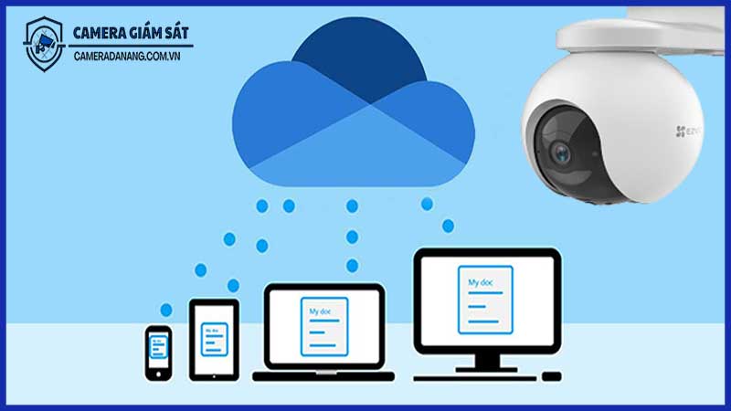 Chế độ lưu trữ đám mây và khả năng chia sẻ dữ liệu của camera EZVIZ EB8