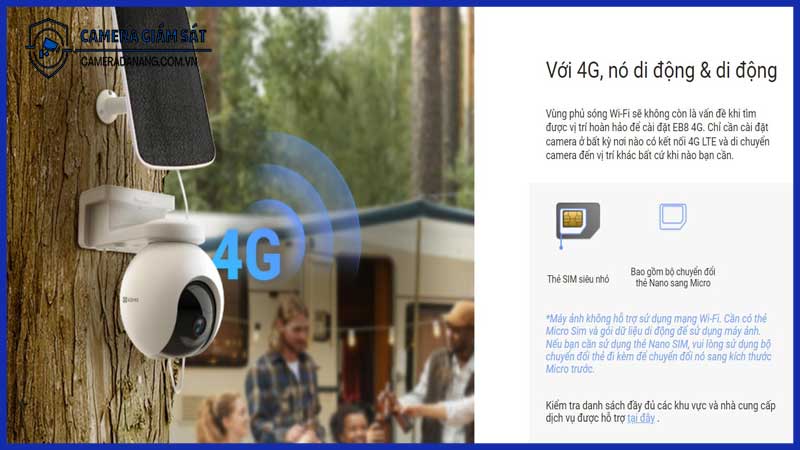 Ưu điểm của việc giám sát từ xa bằng camera không dây EZVIZ EB8