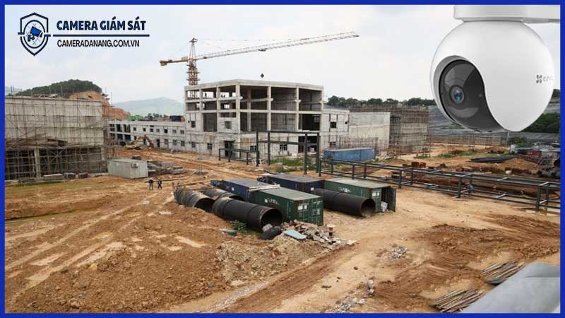 Lợi ích khi lắp camera giám sát EZVIZ EB8 cho khu vực không có điện tại các công trình xây dựng