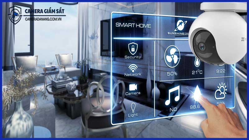 Camera EZVIZ EB8 có thể kết nối với các thiết bị nhà thông minh